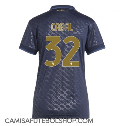Camisa de time de futebol Juventus Juan Cabal #32 Replicas 3º Equipamento Feminina 2024-25 Manga Curta